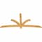 Ekena Millwork Davenport Rough Sawn Timber Gable Bracket, Western Red Cedar, 84"W x 42"H x 2"D x 4"F, 12/12 Pitch GBW084X42X0204DAV00RWR - alternate 3